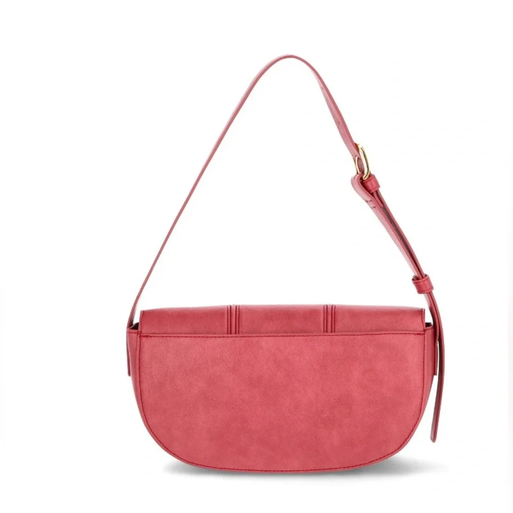 Time‎ & Tru Lina East West Pink Crossbody Bag Adjustable Strap NWT!